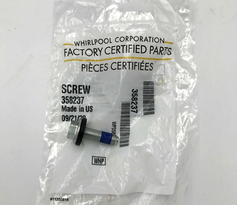 ✅OEM Whirlpool Washer Washing Machine Agitator Bolt WP358237 358237 Genuine