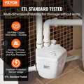1/3HP 120V Under Sink Sump Pump 1750GPH 18Ft Head Utility Laundry Drain