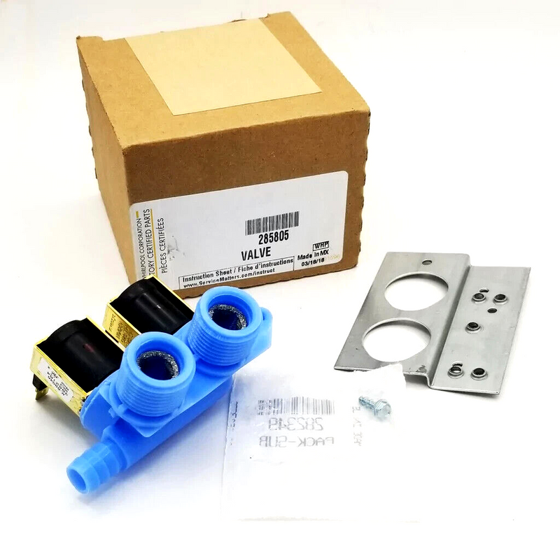 ✅OEM Whirlpool WP285805 Washer Washing Machine Water Inlet Valve 285805