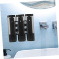 Shampoo And Conditioner Dispenser, 3-Chamber Wall Mounted Shower Soap Dispenser