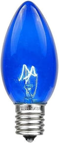 7W Volts 130V Cone shape E12 7C7 Base Bulb WE04X10045, WE4X10045 (Blue)
