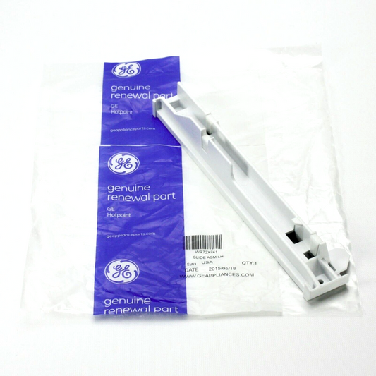 Authentic GE REFRIGERATOR SLIDE LH WR72X241