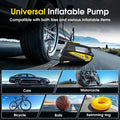 Portable Tire Inflator with 150PSI Digital Gauge & LED Light Air Pump Large