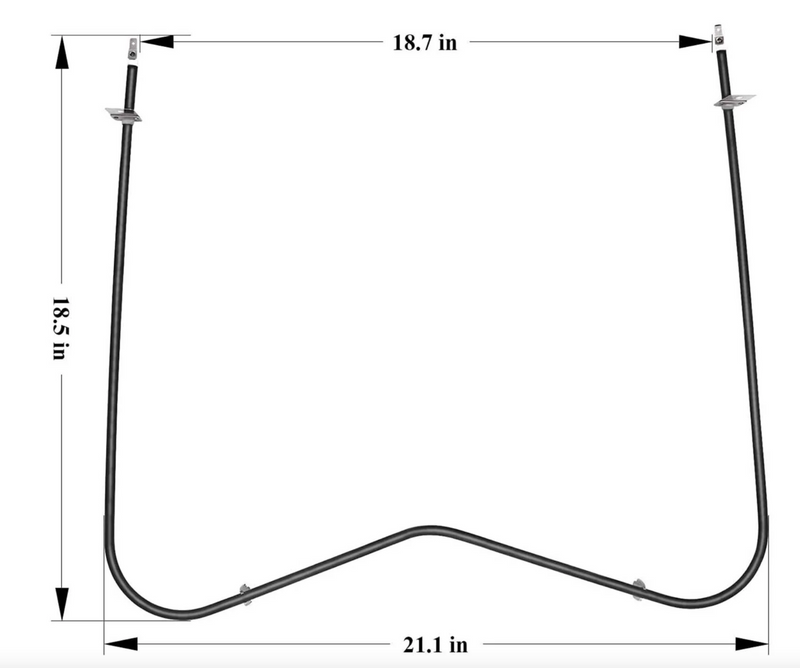 Maytag Range Oven Bake Element for Whirlpool W10310274, 74010883, 7406P439-60