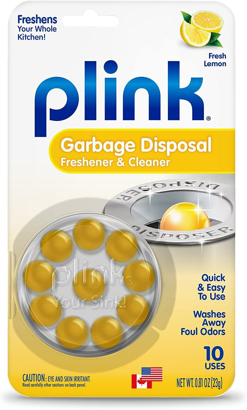 Plink Garbage Disposal Freshener / Deodorizer - Fresh Lemon Scented