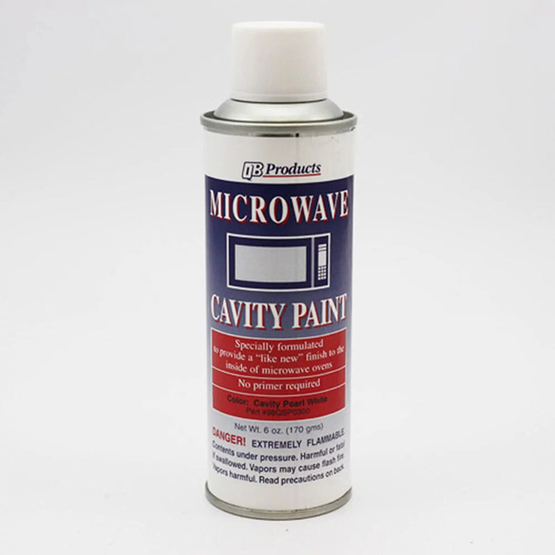 98QBP0302 Microwave Cavity Spray Paint, Snow White, 6 oz, QB Products