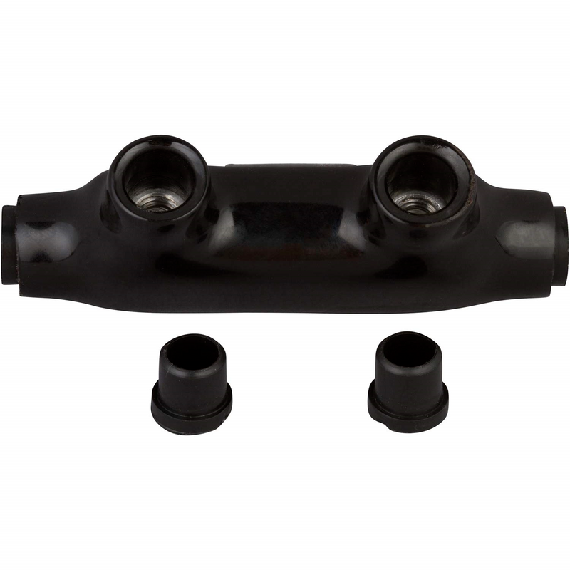 Morris Products Black Insulated In-Line Splice Connector 2/0-6 Wire Range, 3/16