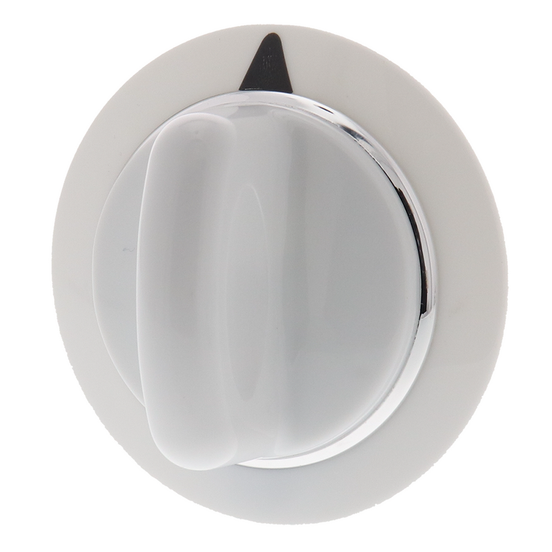 Dryer Timer Control Knob White GE WE01M589, WE01X20374, WE1M589, WE1M856