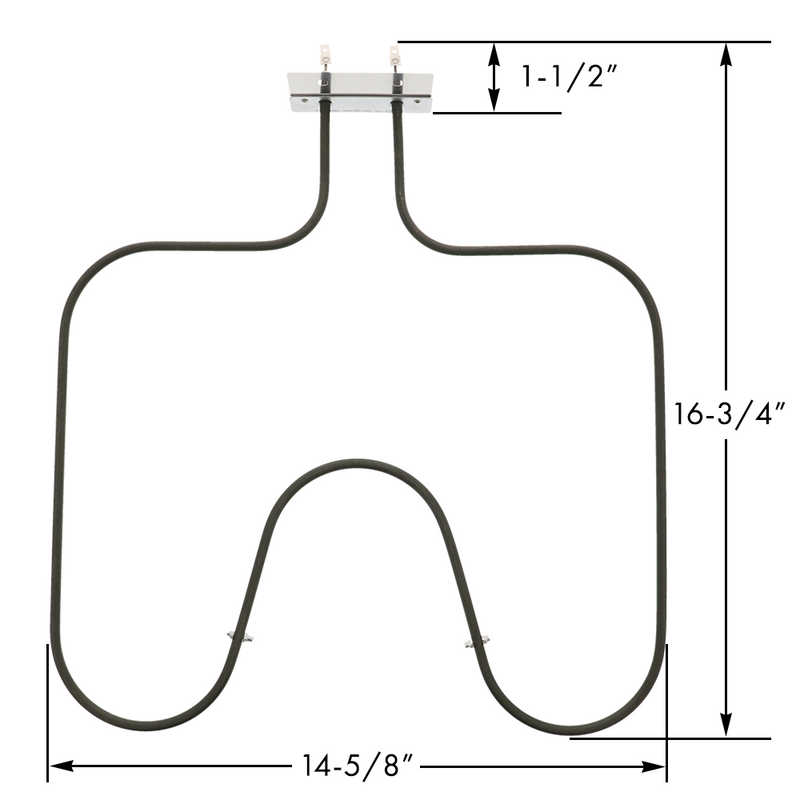 Bake Element for Whirlpool, Sears, Kenmore W10207397 AP4514837, PS2579628