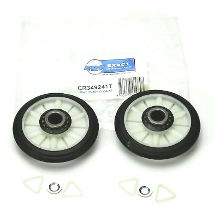 Drum Support Roller Kit for Whirlpool Roper Estate Dryer 349241T AP3098345