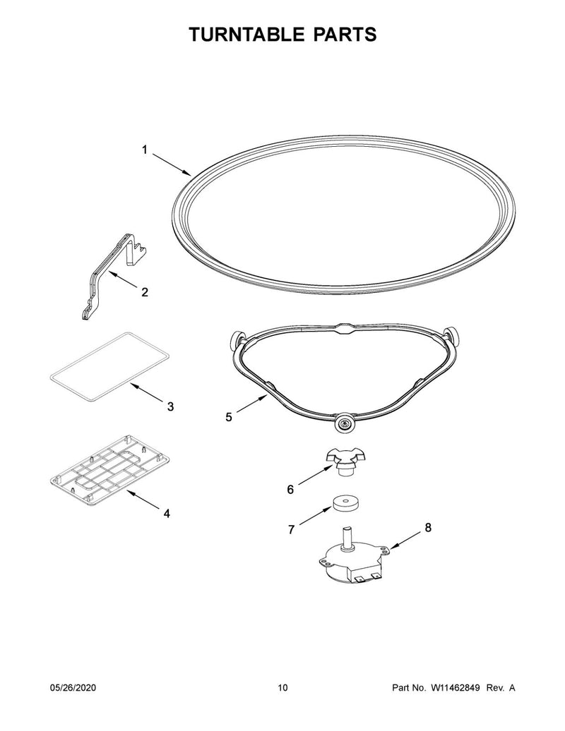 ✅OEM Whirlpool WPW11387723 W11443144 RING-TURN
