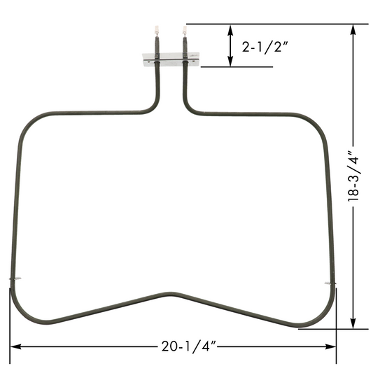 Bake Element 1842E28, 1842E36, 184-2E36, 202-872826-001, 453827, ERB680