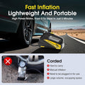 Portable Tire Inflator with 150PSI Digital Gauge & LED Light Air Pump Large