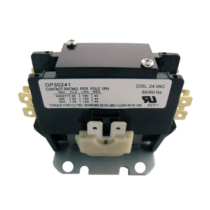 Supco DP30241 HVAC Air Conditioner Contactor 30A 24V 15 Pole