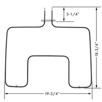 Range Oven Bake Lower Unit Heating Element for Frigidaire 318255006 CH7865