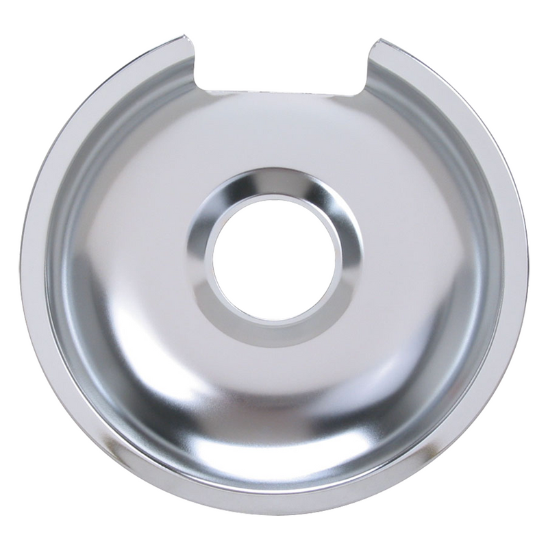 WB32X5036 CHROME BURNER PAN 8" DRIP PAN FOR GE