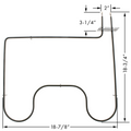 Range Bake Oven Heating Element for Jenn Air Maytag 74004107 7406P428-60