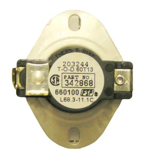 Genuine, Whirlpool, Dryer Operating Thermostat 279044, 342868 39421 279042