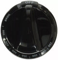 WB03K10037 Knob Black Compatible with GE WB03K10037 ERWB3K10037