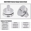 5 PCS Stove Knob Replacements for LG Gas Range LRG30355ST LRG30357ST LRG30855ST