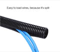 1" X 25' Wire Loom Conduit Tubing Cable Manage Sleeve Flexible Cover Protector
