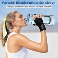 Ninja Blast Portable Blender Storage Sleeve with Strap & Pocket - Blue
