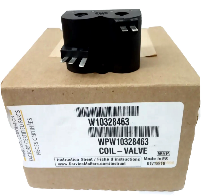 ✅OEM Whirlpool WPW10328463 Dryer Gas Valve Solenoid W10328463