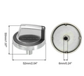 ✅OEM Whirlpool W10284885 Cooktop Knob WPW10284885