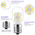 E17 LED Light Bulb 3W 380LM 6000K Daylight White, 8206232A 40W Bulb 2 PK