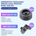 ( 8 Pack ) Lower Rack Kit Compatible with GE Dishwasher WD12X10277 WD35X21041