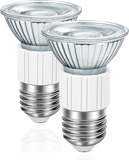 2-Pack JDR 5W LED Range Hood Bulbs 120V E27 50W Halogen Equivalent 3000K