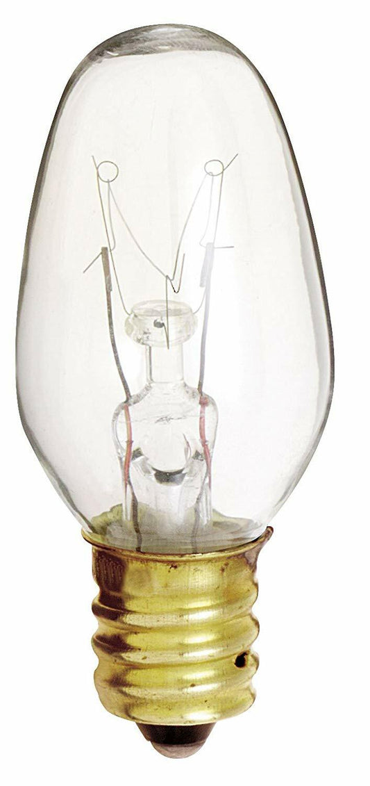 Light Bulbs ER4C7 4C7 C7 Clear 4 Watt, 120v, Candelabra Base E12 5303310288