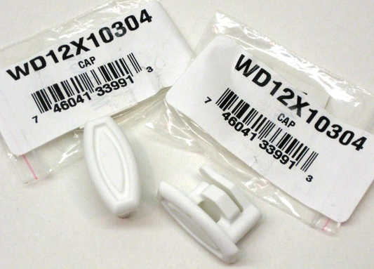 2 PAK Dishwasher End Cap Rack Clip for GE WD12X10304 PS2370502 AP4484666