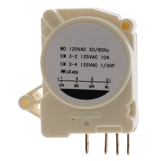 Refrigerator Defrost Timer For GE WR9X489