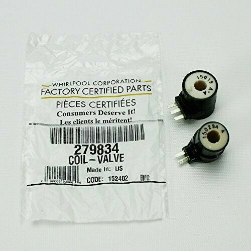 ✅OEM Whirlpool WP279834 279834 Dryer Gas Valve Coils AP2150379 PS268153