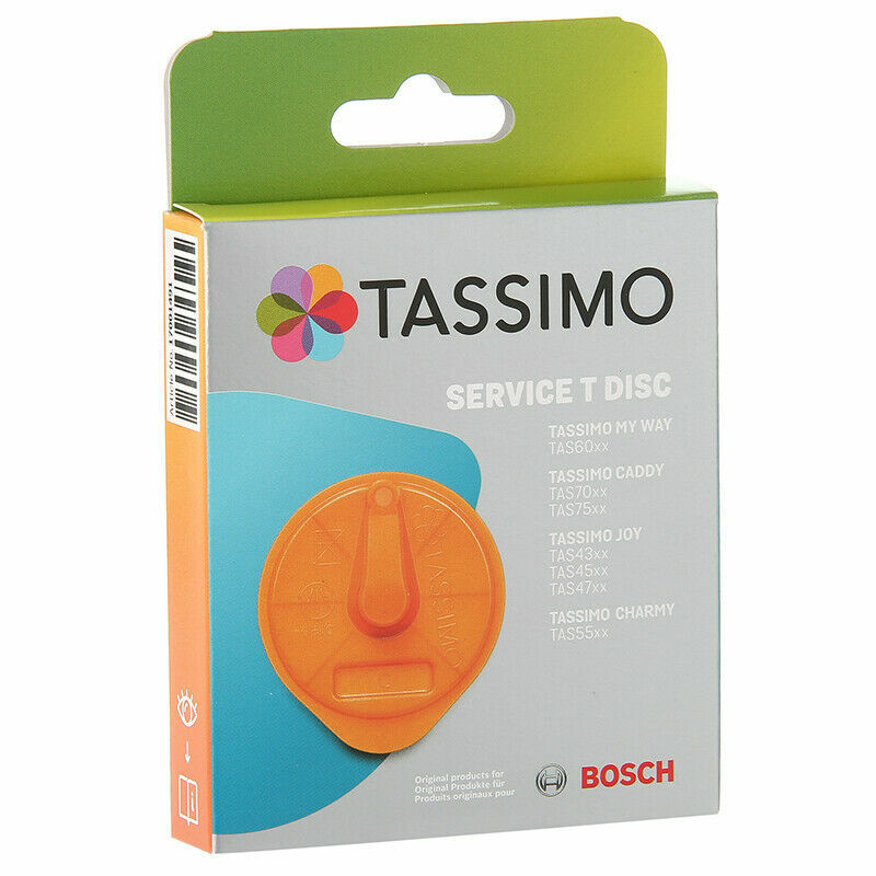 Authentic  BOSCH 17001491 TASSIMO ORANGE SERVICE T-DISC FOR COFFEE MACHINES