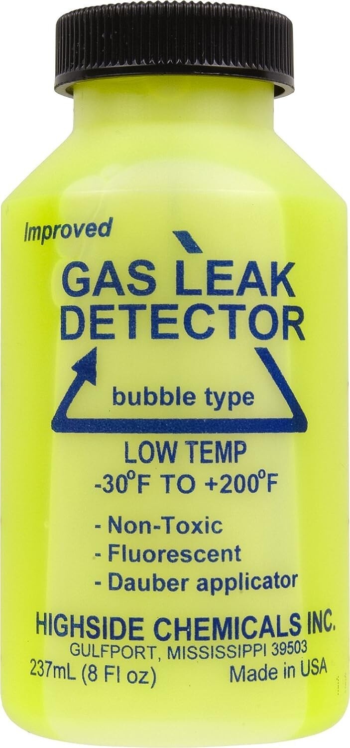 Gas Leak Detector Freon gas Chemicals Fluorescent Bubble Type 22008 8 Ounce