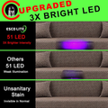 UV Flashlight Black Light for Dog Urine, Pet Stains and Bed Bug, 51 LED 395 Nm