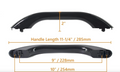 Microwave Door Handle WB15X10144