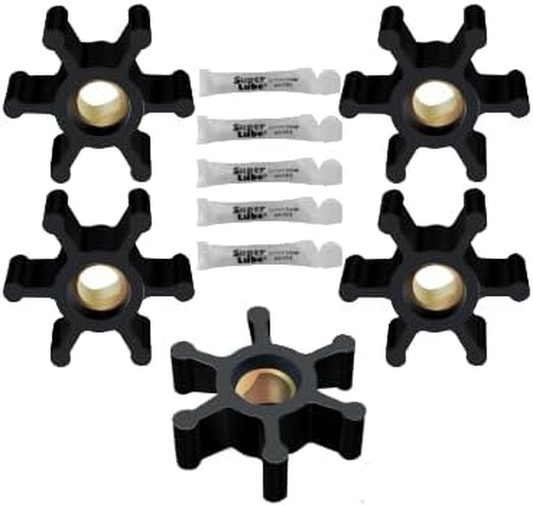 Utility Pump Impeller Replacement 5 Pack Fits 5/16" Shaft 1/10–1/12HP Motors