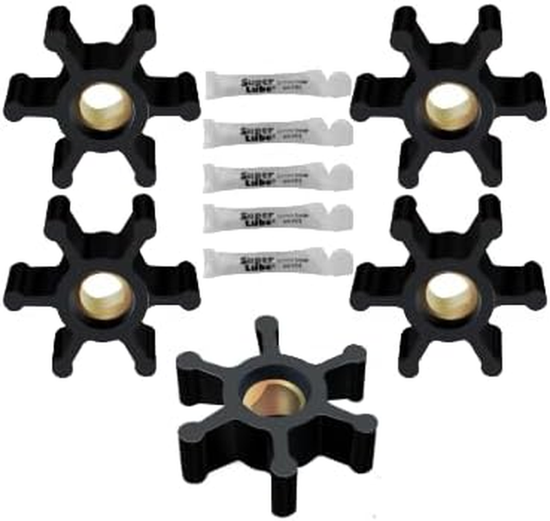 Utility Pump Impeller Replacement 5 Pack Fits 5/16" Shaft 1/10–1/12HP Motors