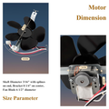 Broan Nutone Range Hood Fan Motor BP17 97012248 Stove Hood Kenmore Compatible