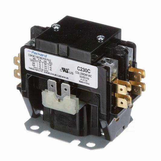 OEM Packard C230C 2 Pole 30 Amp Contactor 208/240 Volt Coil