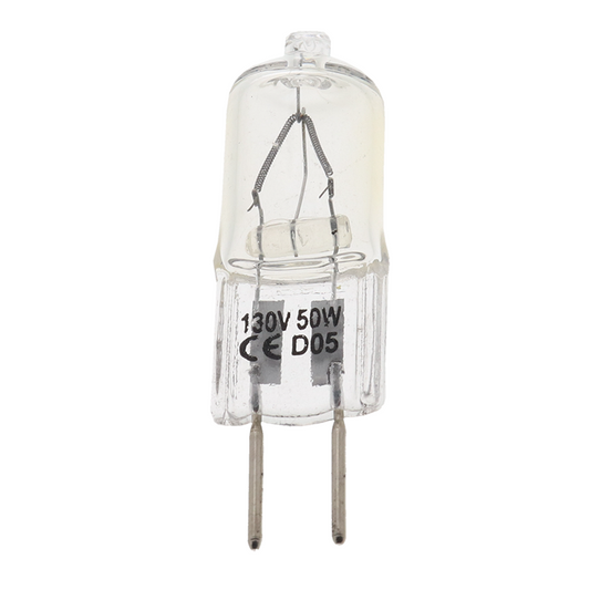 Microwave Halogen Bulb 130V, 50W for GE WB08X10057, WB08X10051, WB25X25393