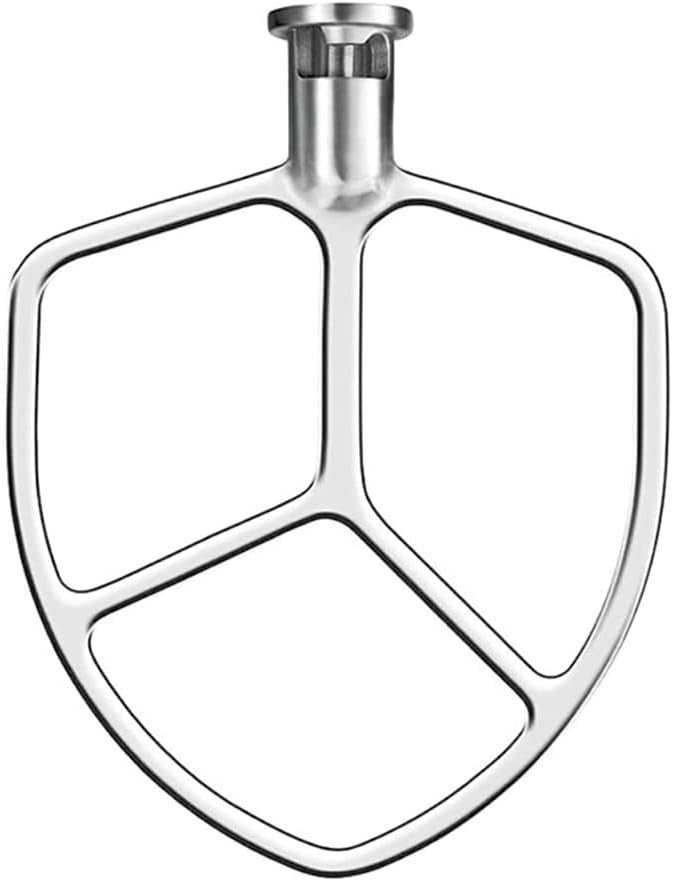 Stainless Steel Flat Beater for KitchenAid 5QT 6QT Mixer K5 K5SS KP26 Heavy Duty