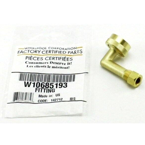 ✅OEM Whirlpool WPW10685193 Dishwasher Water Inlet Valve Adapter W10685193