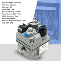 700-506 Gas Valve, Fast Opening, 200000 BTU/H, Combination Gas Valve, Inlet Filt