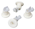 Dishwasher Upper Rack Roller Kit White For General Electric WD12X383