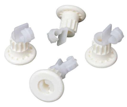Dishwasher Upper Rack Roller Kit White For General Electric WD12X383