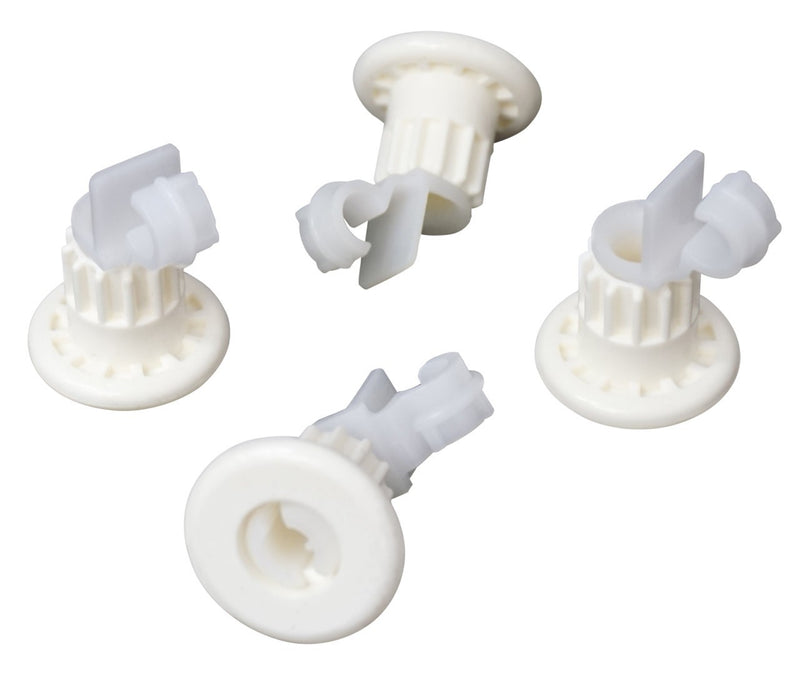 Dishwasher Upper Rack Roller Kit White For General Electric WD12X383
